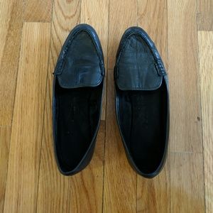 Black Leather Loafers